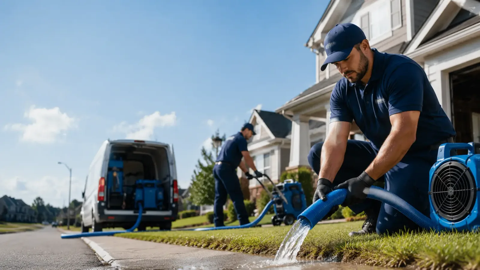 Flood Damage Restoration in Morral, OH
